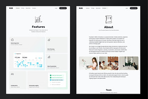 RUN Saas & Ai Framer Template