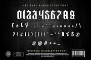 Snavirus - Medieval Blackletter Font, a Blackletter Font by Dhabee (Thumbnail 9 of 16)