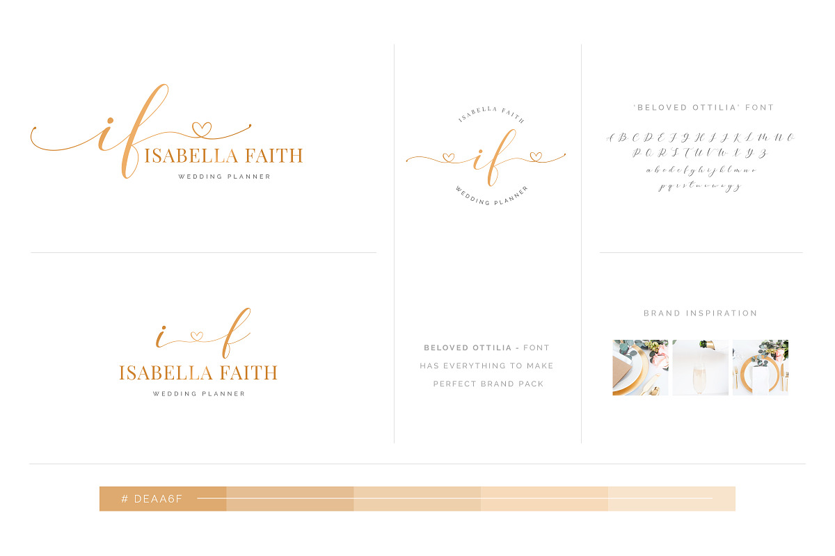 Beloved Ottilia Font + Free Logos, a Script Font by SNIPESCIENTIST (Photo 14 of 23)