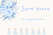 Snow queen, a Decorative Illustration by heyiamalice (Thumbnail 6 of 13)