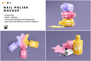 Nail Polish Mockup, a Product Mockup by Artnivora.Std