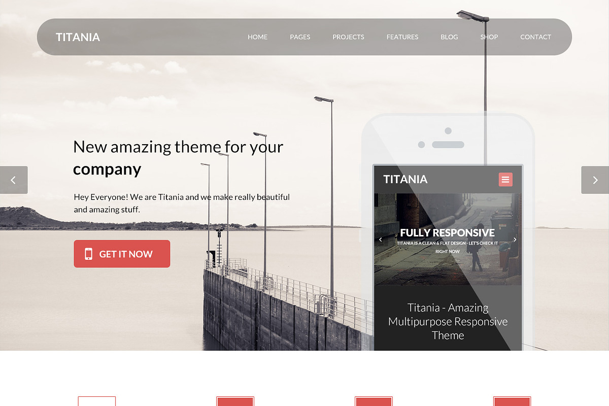 Titania - Multipurpose PSD Template, a Websites & App Template by TemPlaza (Photo 10 of 53)