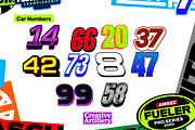 Racecar Decals, an Object Graphic by Headquarters (Thumbnail 4 of 7)