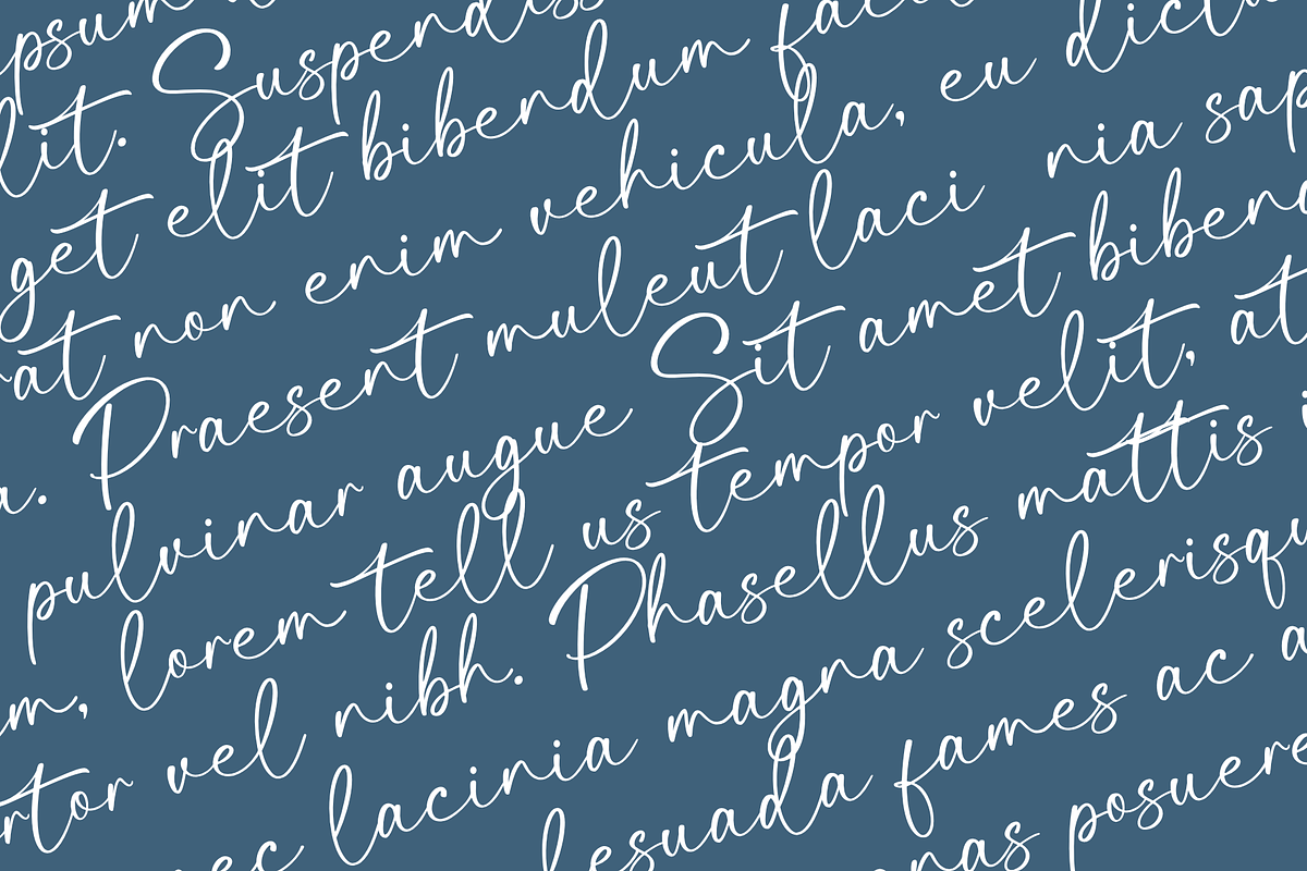 Cimlajin – Handwritten Font, a Handwritten Font by Basnistudio (Photo 2 of 12)