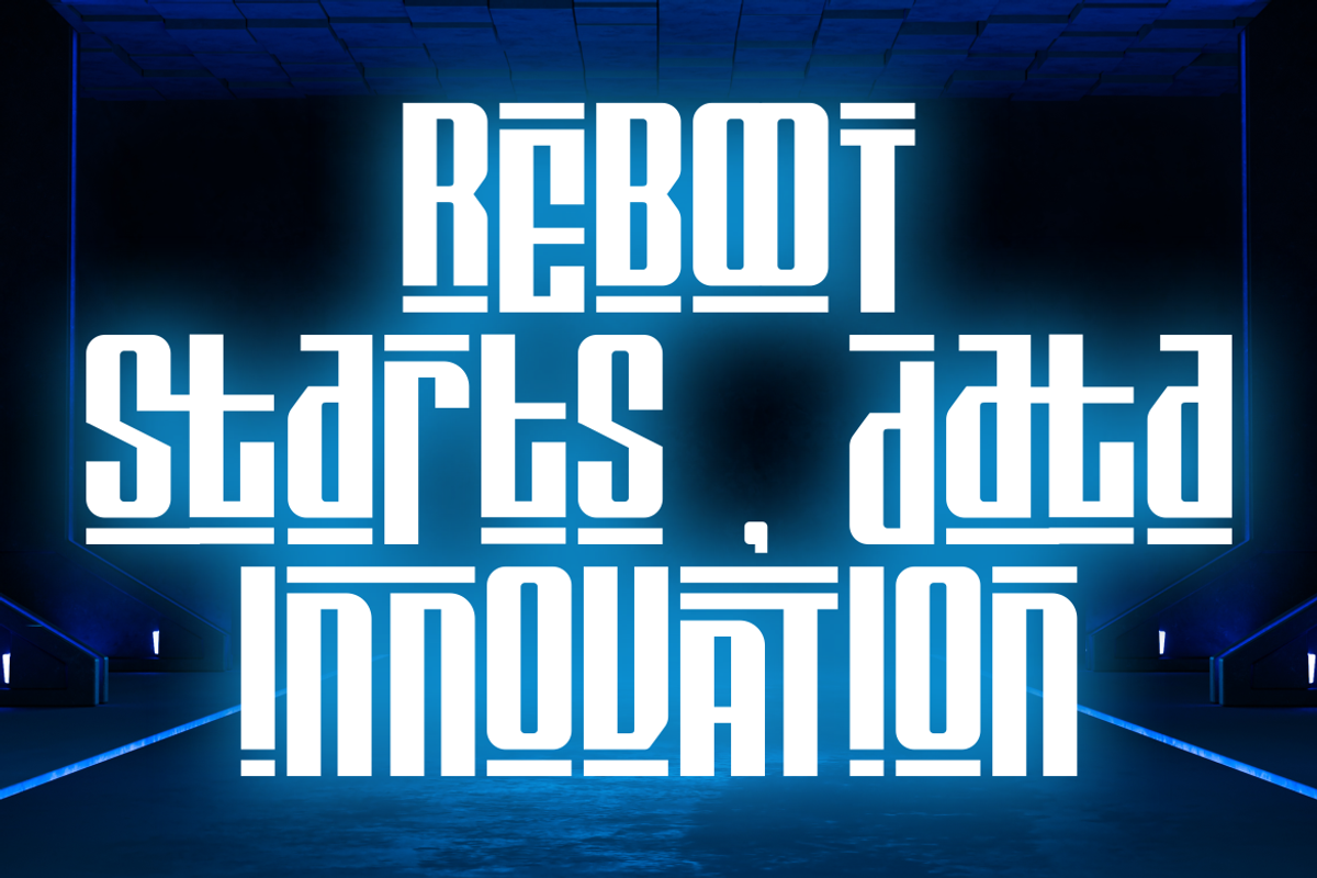 Digitron Futures Futuristic Font, a Font by PutraCetol Studio (Photo 4 of 5)