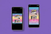 90's Music Flyer Set, a Flyer Template by graphicook (Thumbnail 2 of 3)