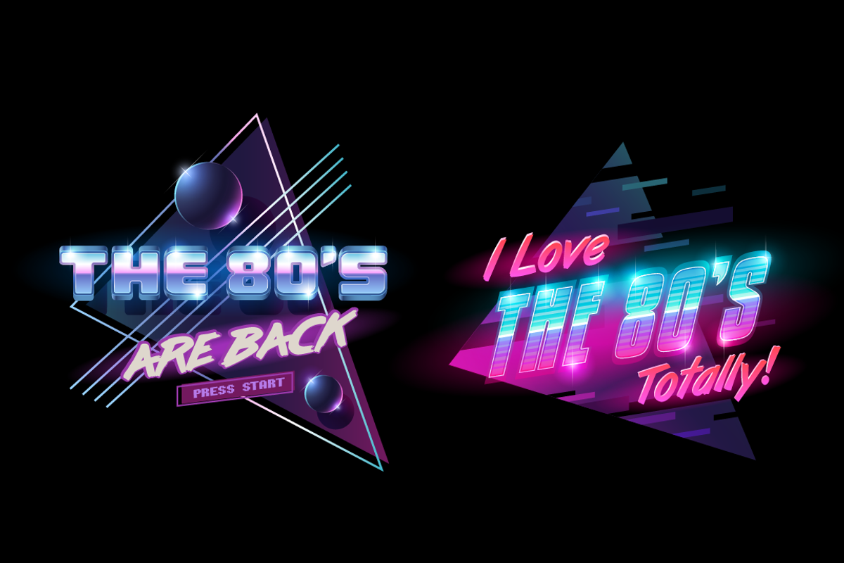 The 80's. Vector Graphic Set., a Graphic by Darumo Shop (Photo 12 of 12)