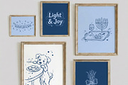 Whimsical Hanukkah: Holiday Line Art, a Seasonal Illustration by divanovskaya_nv (Thumbnail 2 of 16)