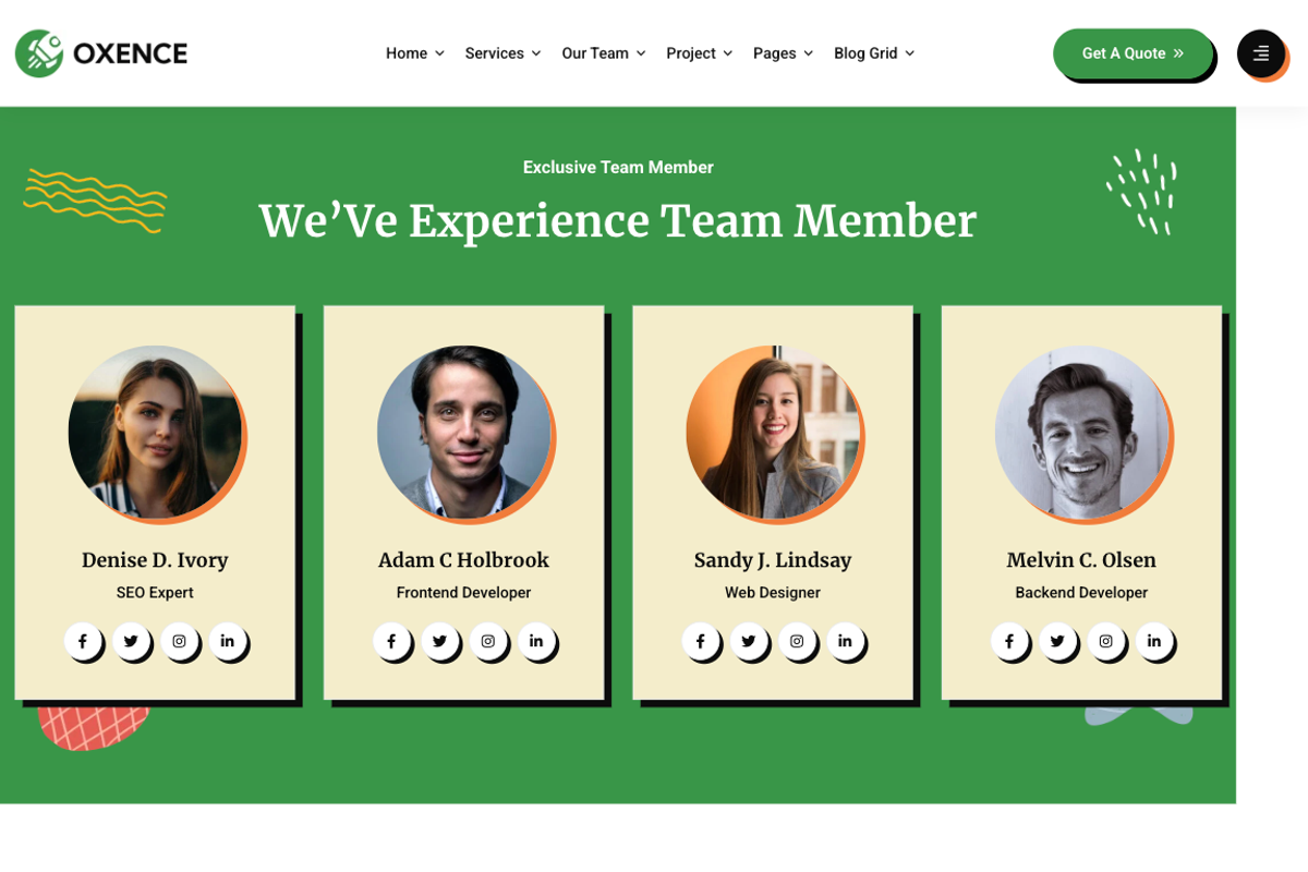 Web Design Agency Elementor WordPres, a WordPress Template by UInstrument (Photo 3 of 12)