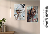 Torn Paper Portraits Collages, a Person Illustration by Digital Art Creations (Thumbnail 8 of 10)
