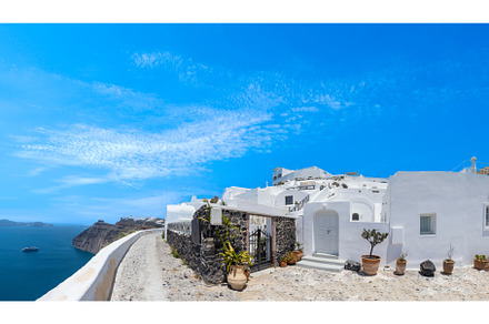 Greece Islands, scenic panoramic sea