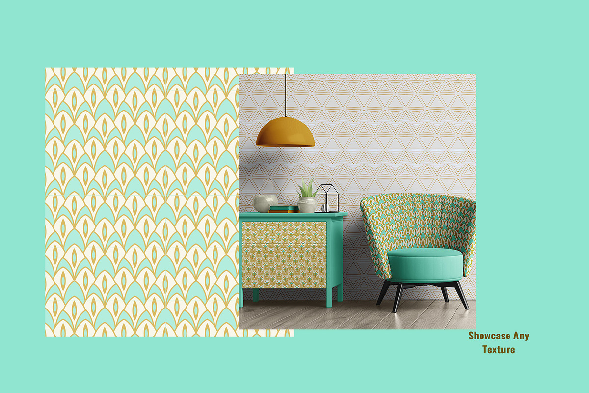 Wallpaper Scene Mockup Pack, a Household Mockup by Designertale (Photo 5 of 7)