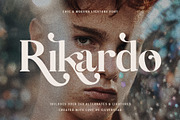 Vicky Christina Ligature Serif Font, a Serif Font by SilverStag Type Foundry (Thumbnail 4 of 25)