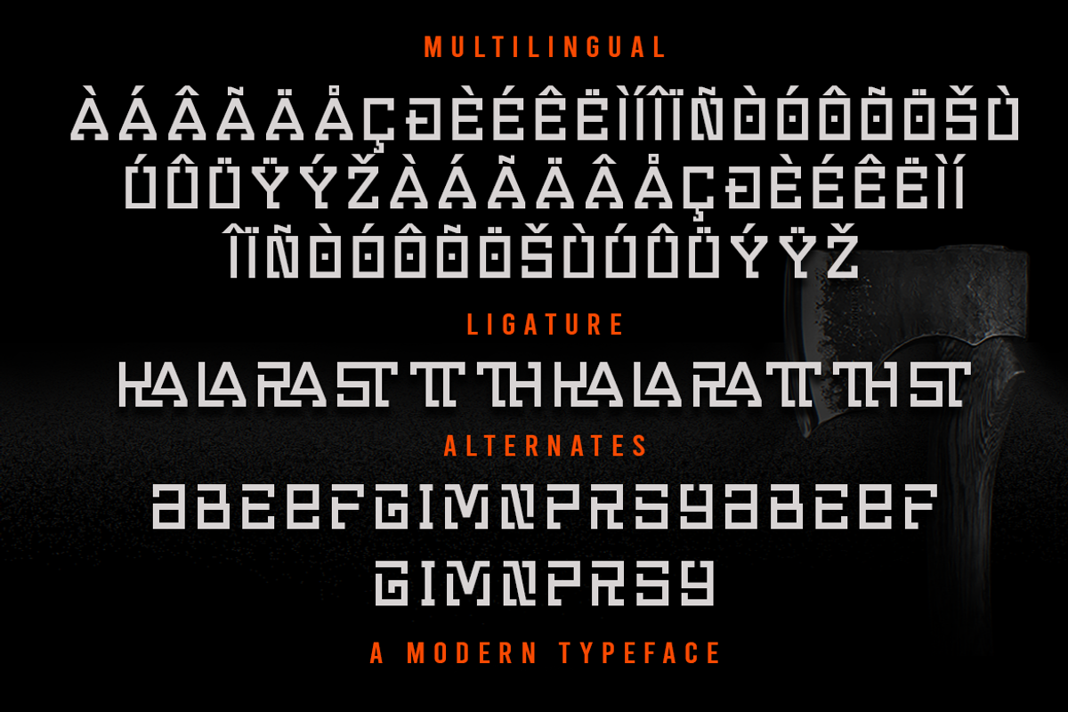 Skaterix - Sport Typeface, a Sans Serif Font by Meizzaluna Design (Photo 5 of 10)