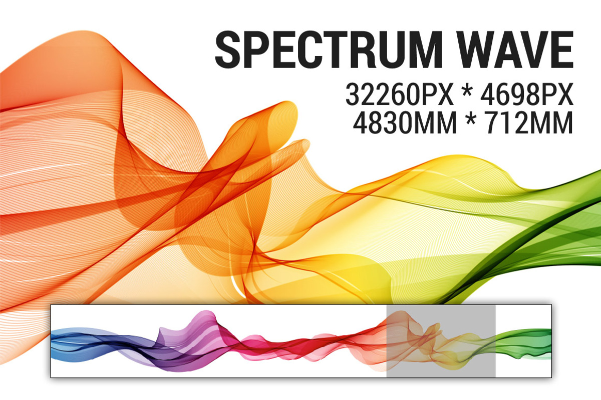 Abstract vector spectrum wave., an Illustration by ladik (Photo 1 of 5)