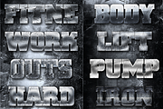32 Fitness and Exercise Styles Vol 1, a Layer Style Add-On by DesignFathoms (Thumbnail 4 of 5)