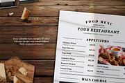 Classic Food Menu, a Print Template by The Savory Directors (Thumbnail 2 of 3)