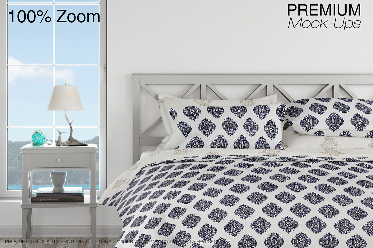 Bedding Mockups Coastal Style, a Product Mockup by mock-ups (Photo 18 of 18)