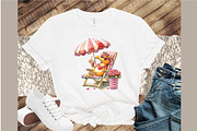 Summer Flamingo PNG Sublimation, an Illustration by Sublimation Artist (Thumbnail 4 of 6)