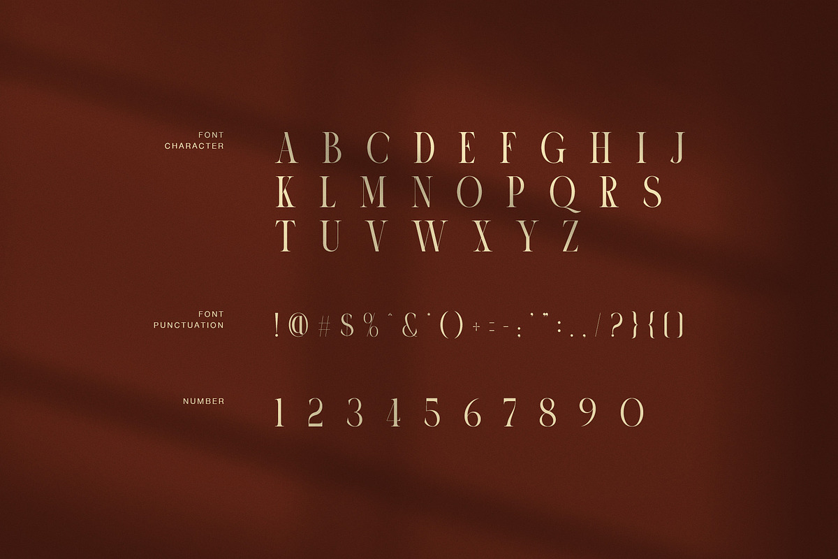 Zarova Luxury Serif Font, a Serif Font by Perfectype (Photo 7 of 8)