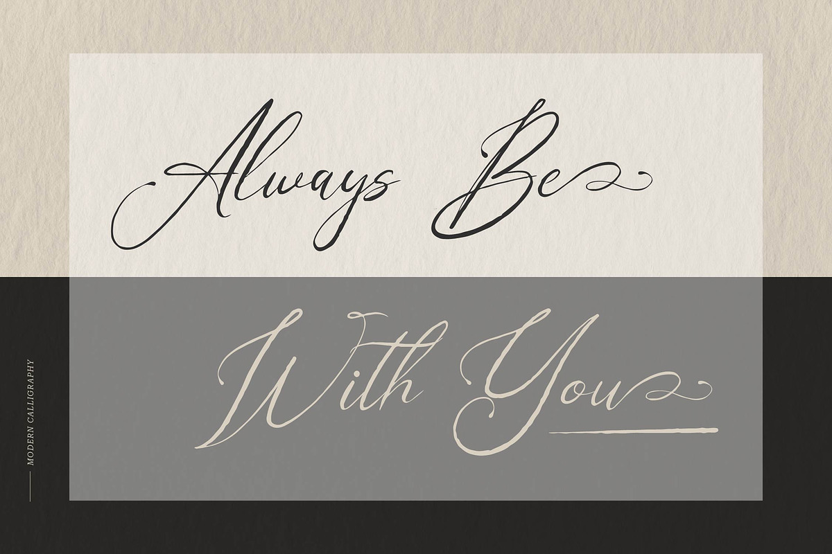 Geraldyn Brushko | Modern Calligraph, a Script Font by Denustudios (Photo 4 of 13)