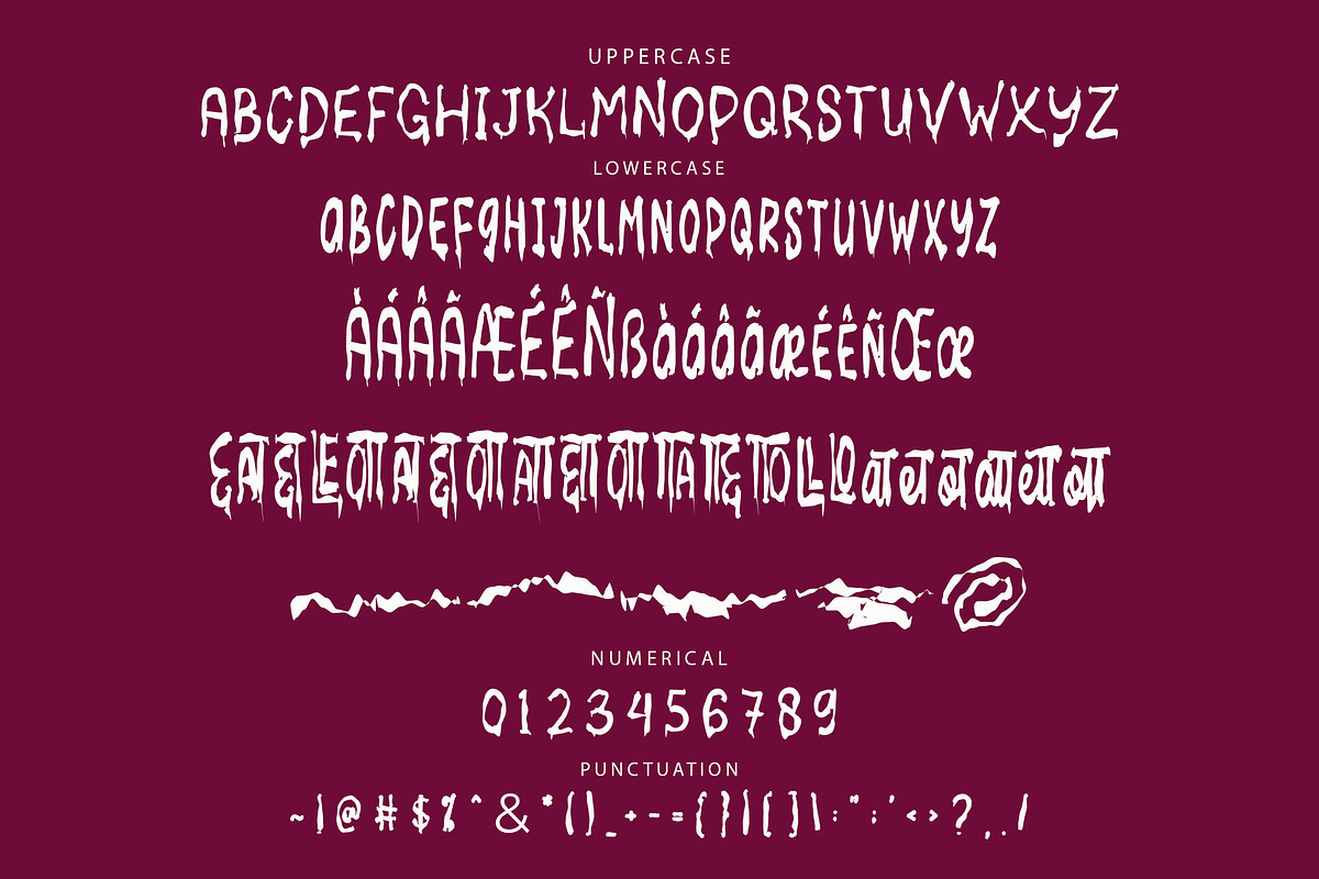 MONSTERIA - Halloween Font, a Font by NTC Graphic (Photo 7 of 8)