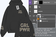 realistic oversize Hoodie PSD Mockup, a Hoody Mockup by NH graphic (Thumbnail 3 of 4)