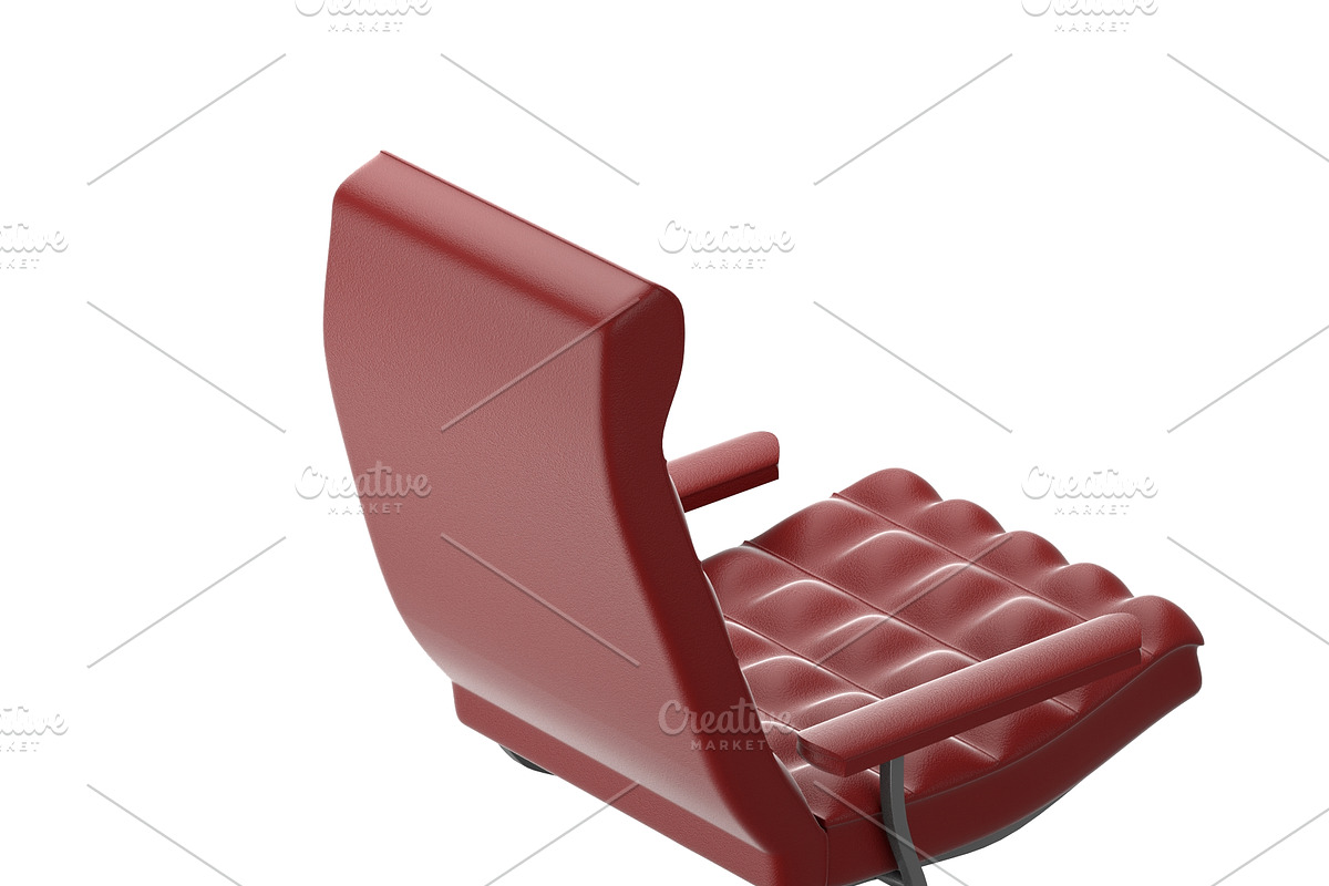 Modern leather chair, a Furniture 3D Model by CGTales (Photo 6 of 9)