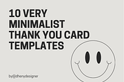Card Template Thank You, a Graphic by Dheny Designer (Thumbnail 1 of 10)
