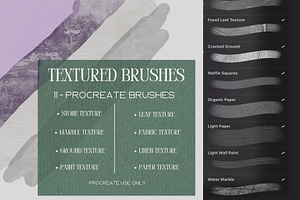 Organic Texture Procreate Brushes