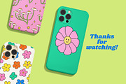 Retro Groovy | Cliparts & Patterns, an Object Graphic by Felizabeth Design (Thumbnail 9 of 9)