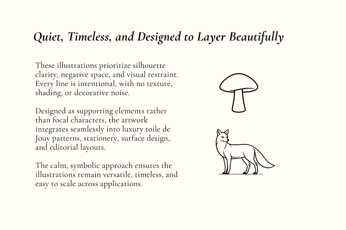 Signature Woodland Illustration Set, an Object Graphic by Hughes Studio (Photo 3 of 8)