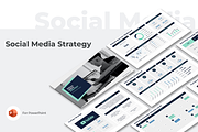 Social Media Strategy PowerPoint, a Presentation Template by JetzTemplates (Thumbnail 1 of 4)