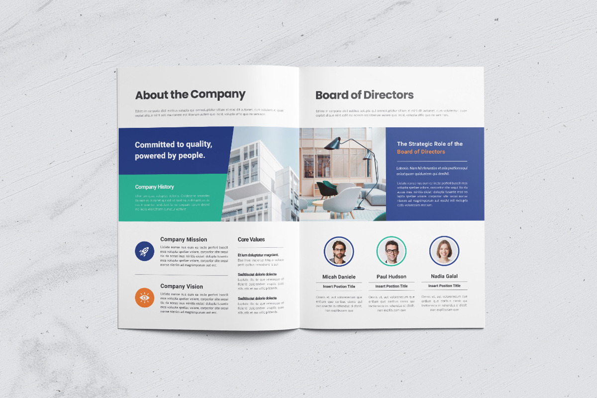 Employee Onboarding Manual Template, a Brochure Template by Creativity-Design (Photo 3 of 9)