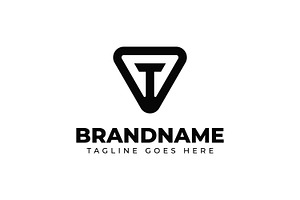 Letter T Triangle Logo, a Branding & Logo Template by Pray Art Design Studio