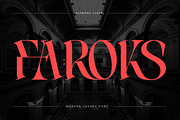 Luxury Logo Font - Faroks Modern, a Serif Font by Nirmana Visual (Thumbnail 1 of 10)