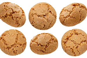 Italian amaretti, almond cookies, a Food & Drink Photo by Max Lashcheuski