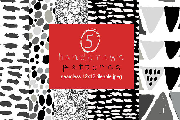 Hand Drawn Digital Patterns