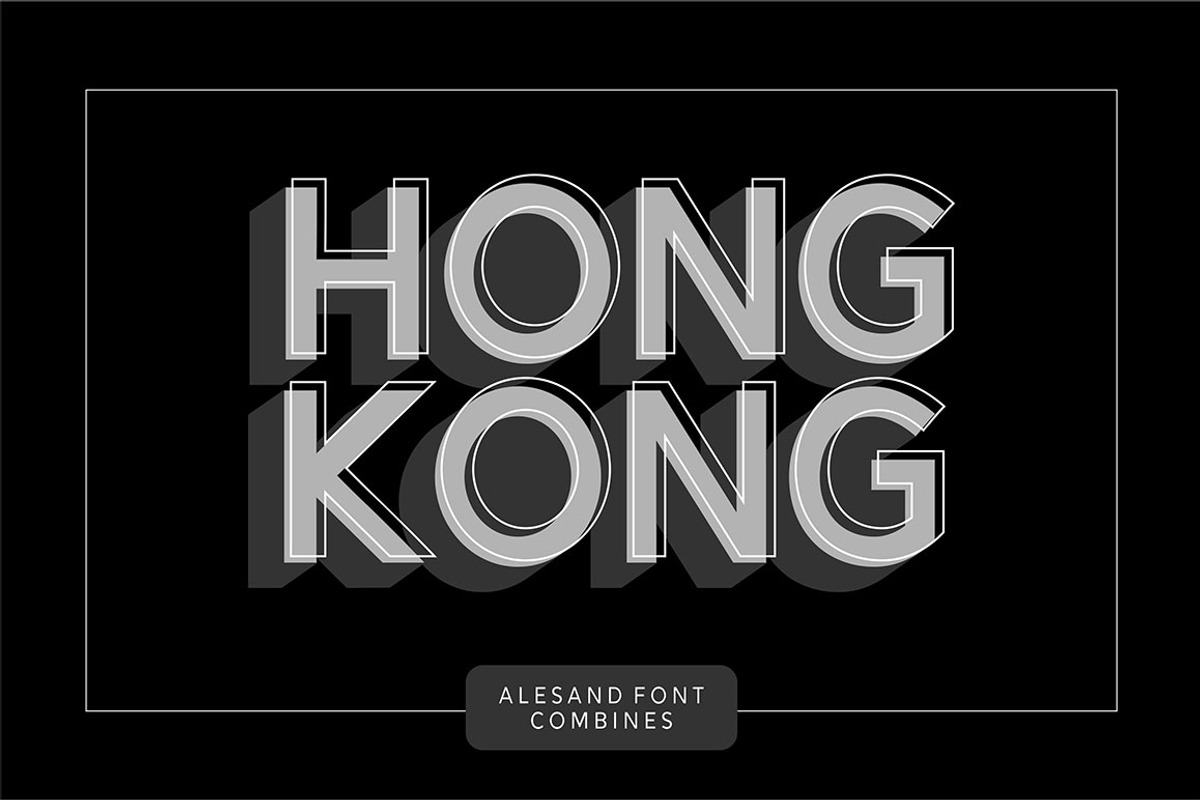 Alesand (7 Fonts) preview 3