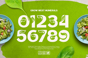 Grow West Nature Typeface