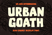 Urban Goath – Raw Chunky Font, a Handwritten Font by Rahagita Studio (Thumbnail 1 of 10)