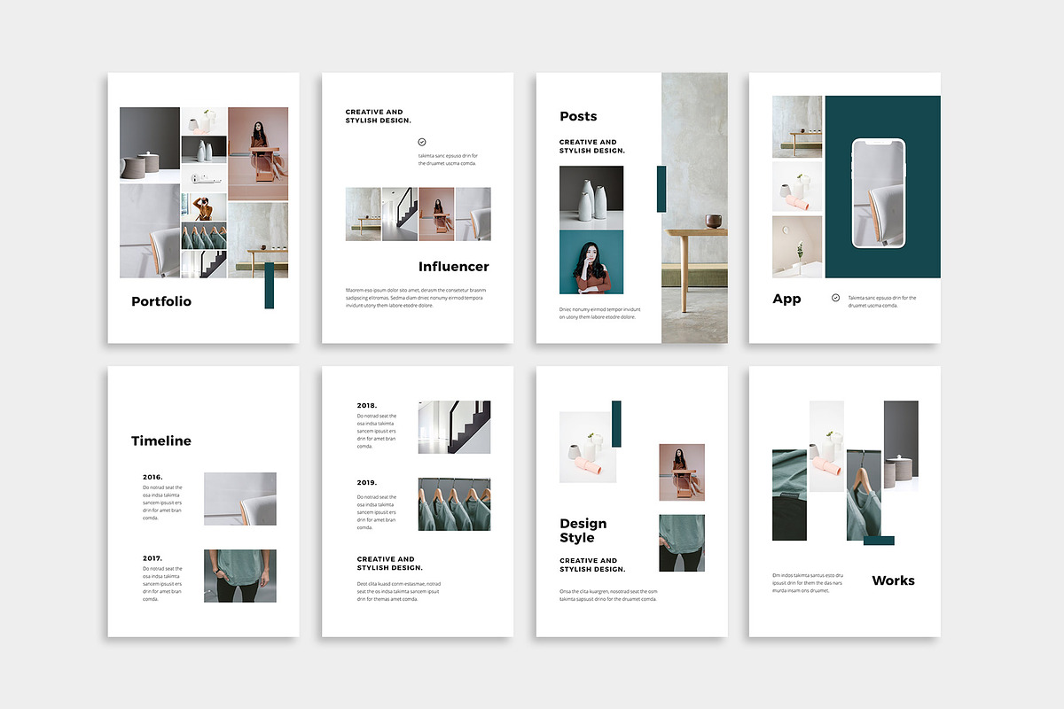 NOYA - Vertical Keynote Template, a Presentation Template by PixaSquare