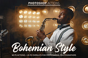 Bohemian Style Actions for Photoshop, an Action Add-On by FixThePhoto (Thumbnail 1 of 29)