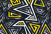 Graffiti geometric pattern pack, a Pattern Graphic by Gudiny (Thumbnail 4 of 13)