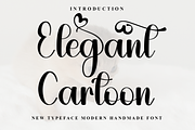 Elegant Cartoon, a Handwritten Font by InermediaSTUDIO (Thumbnail 1 of 8)