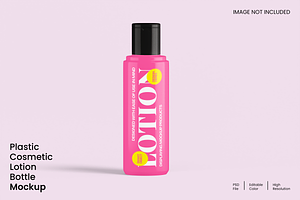 Cosmetic Lotion Bottle Mockup, a Packaging Mockup by Unerispace