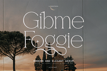 Gibme Foggie | Modern Elegant Serif