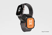 Apple Watch Ultra Mockup v1, a Wearable Device Mockup by DSNA Mockup (Thumbnail 6 of 6)