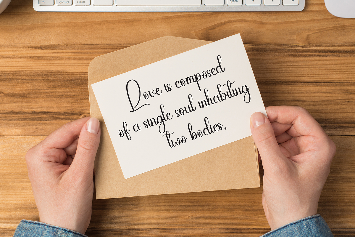 Greeting | Script Font, a Handwritten Font by Scratchones (Photo 5 of 9)