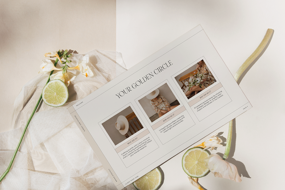 STUNNING Brand Strategy Template, a Presentation Template by Sunday Lane Studio (Photo 4 of 8)